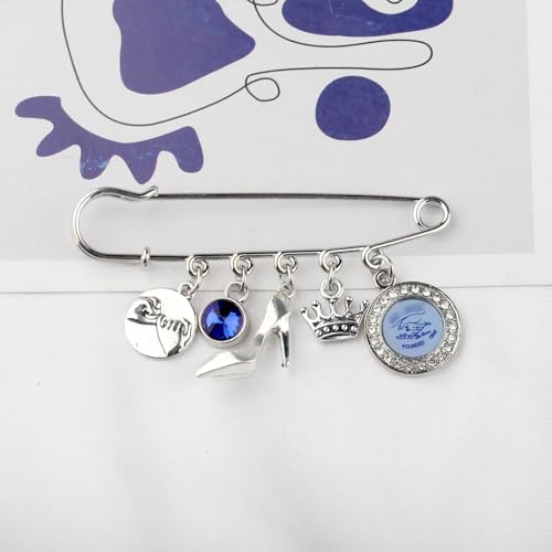Image of UJIMS ZAmicae Sorority Graduation Gift Finer Woman Brooch Pin Greek Sorority Jewelry for Women (Amicae1948Pin)