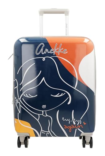 Valise cabine extensible Anekke Muse Eikon multicolore 55cm à 4 roues