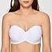 DELIMIRA - Sujetador Sin Tirantes con Aros Invisible para Mujer Blanco 105F