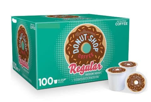 Generic Donut Shop Coffee, Medium, 100 Coffee Pods, (Packaging May Vary) BY KLJ OPERATIONS