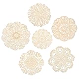 Design élégant : les napperons en dentelle au crochet sont conçus avec un motif classique qui ajoute une touche élégante à n'importe quelle table. Ils sont parfaits pour un usage quotidien ou des occasions spéciales telles que les mariages et les fêtes