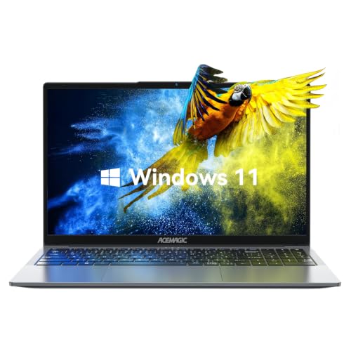 ACEMAGIC 15.6�C���` �m�[�g�p�\�R�� Ryzen 7 5825U �m�[�gPC �ő�4.5GHz 8C16T 16GB(8+8)+512GB �t��HD 1080P Laptop Web�J����/����WiFi6/BT5.2/Type-C/USB3.2