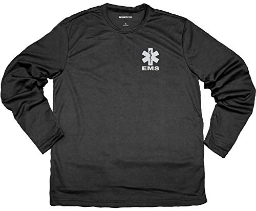 EMS Long Sleeve Moisture Wicking tee with Reflective Decoration