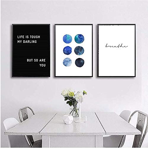 Affiche Planète Noir et Blanc 50x70cm | Toile Modulaire pour Bureau