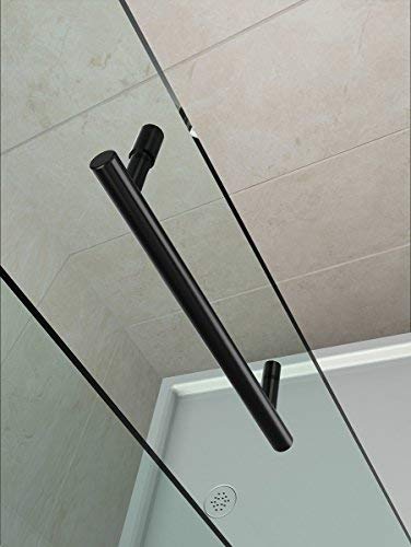 Aston Langham 44" To 48" X 75" Completely Frameless Sliding Shower Door, Oil Rubbed Bronze #TOP4