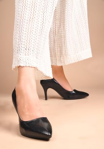 Image of The White Pole Fabulous Stiletto Pumps Perfect for Every Occasion, Elegant & Fancy Stiletto Heels Sandals For Womens & Girls