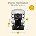 Cuisinart Double Flip Belgian Waffle Maker, WAF-F40NAS, Stainless Steel, Grey and Black