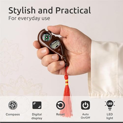 Image of Force24 - Digital Finger Counter-Tally Counter -jaap Counter | Jaap mala Counter | mala jaap Counter | Tasbeeh Misbaha Counter-Different Use| jaap Counter Machine(Multi Colour) (Pack of 1)