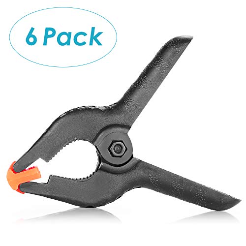 Neewer 6-Pack Set Heavy Duty Muslin Spring Clamps Clips 4.3"/11Cm For Photo Studio Backdrops Backgrounds Woodworking #TOP1
