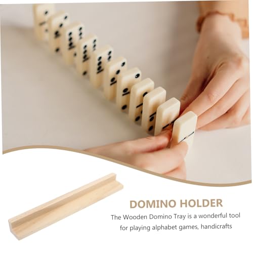 Bases de Madera Multiusos para Domino 6 Piezas miniatura 3