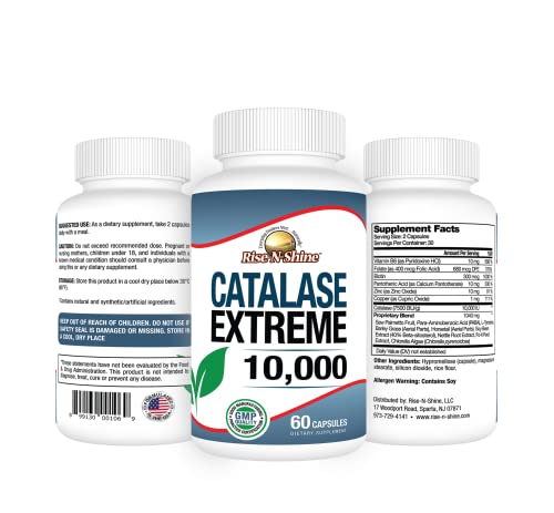 Rise-N-Shine Catalase Extreme 10,000 Hair Supplement #TOP8