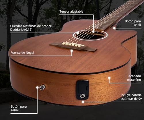 De Cuerdas, Musical Instruments guitarra electroacustica babilon Marca BAMBOO (2)