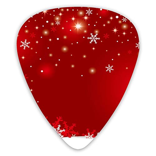 Médiators Guitare Rouge Pics Ukulélé Noël 12 pièces dont 0,46 mm 0,71 mm 0,96 mm - Les Beatles, Paul McCartney, John Lennon, RIngo Starr, George Harrison Médiators Guitare Rouge Pics Ukulélé Noël 12 pièces dont 0,46 mm 0,71 mm 0,96 mm