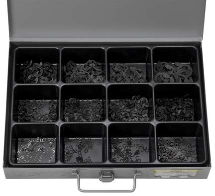 Assortimento di rondelle di sicurezza 12 pezzi – 970 pezzi