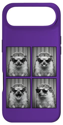 Hedgehog in Sunglasses Funny Photobooth Selfie Animal Lover �X�}�z�P�[�X iPhone Air �p