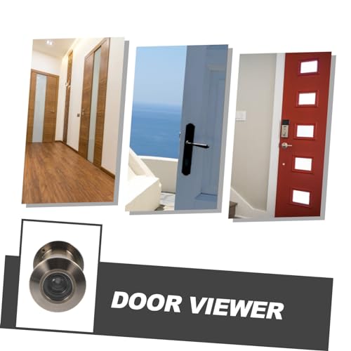 WOONEKY Mirilla para Puerta con Cubierta de Privacidad Lente Gran Angular Acabado Retro Estilizado para Construcción de Puerta Principal en Hogar y Hotel miniatura 4
