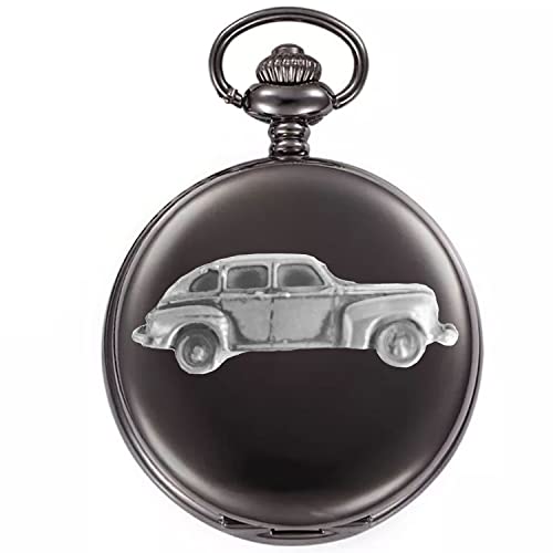 Montre à gousset voiture 3D, le cadeau rétro idéal pour passionné