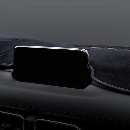 Miniatura 5 de BEERTE Cubierta de tablero negra personalizada actualizada para Mazda CX-5 2026 2025-2017, alfombrilla antideslizante de franela para salpicadero