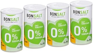 Sól bez sodu - Bonsalt Alternatywa dla soli o 0% sodu - Sól Substytut soli zwykłej - Idealny w dietach o niskiej zawartości sodu - Niska zawartość kalorii - Keto - Castello since 1907-4 x 85g = 340g