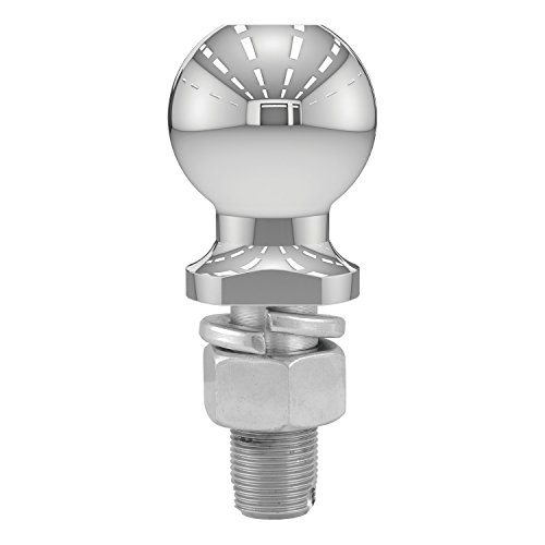 CURT 40007 Chrome Trailer Hitch Ball, 10,000 lbs, 25/16Inch Diameter, 1 x 21/4Inch Shank