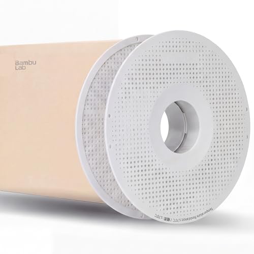 Original Reusable Split Spool for Bambu Lab AMS Gray-White or Transparent Compatible with X1/P1/A1 Series Tool-Free Modular Design