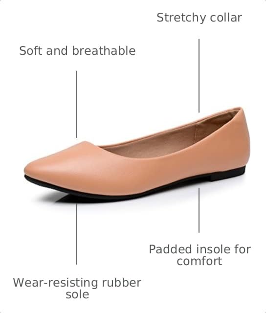 Image of VenusCelia Women's Snug Flat Shoes