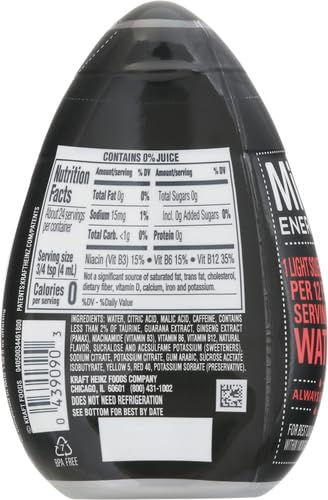 Image of MiO Energy Strawberry Pineapple Smash Naturally Flavored with other natural flavors Liquid Water Enhancer Drink Mix with Caffeine & B Vitamins with 2X More (3.24 fl. oz. Bottle) (Pack of 4)