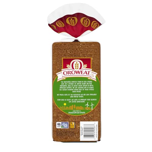 Image of Oroweat Organic Whole Wheat Bread, Thin Sliced Wheat Bread, 20 oz Bag