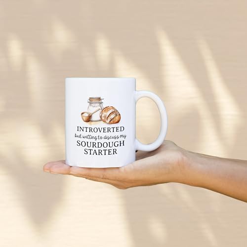 Taza de cerámica para hornear pan masa madre miniatura 5