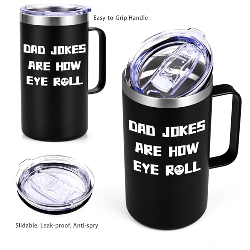 Lifecapido Presentes engraçados de Dia dos Pais para Papai, Caneca de Café Piada do Pai, Presentes N