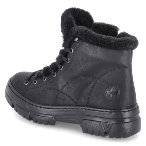 Rieker Damen Schnürstiefel Z7411-00 schwarz Gr. 38 – Ansicht 3