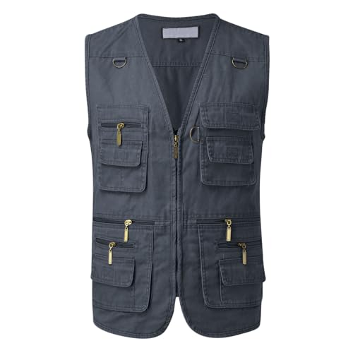 Chaleco multi-bolsillos para hombre de ocio ligero y transpirable