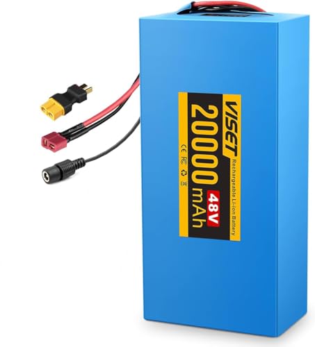 VISET 48V20Ah Ebike Battery 10AH/14AH/ 20AH/ Electric Battery Lithium with