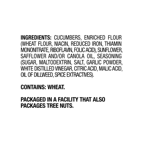 Fresh Gourmet Crispy Dillies, Pickle Flavored Fried Cucumbers 3.5 Ounce (Pack of 2)