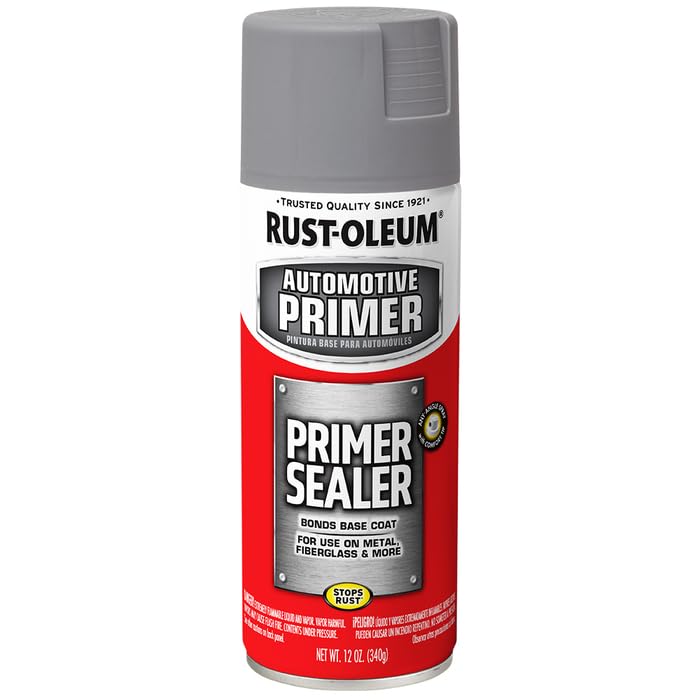Image of Rust-Oleum 249321 Automotive Primer Sealer Spray, 12 oz, Gray, (6 Pack)