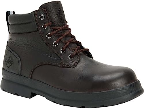Muck Boot Mens Chore Barn 6 Inch Waterproof Composite Toe Work Safety Shoes Casual - Brown - Size 11 M | Image 4
