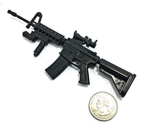 1/6 Scale MK18 Assault Rifle Carbine Gun US Navy Miniature Toy Guns Model Fit for 12' Action Figure