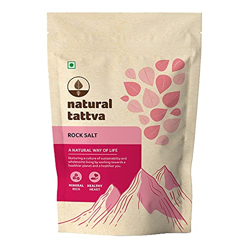 Image of Natural Tattva Natural Rock Salt 1 KG | Mineral Rock, Unrefined and Unpolluted | Boosts Digestion, Immunity, Stress and Weight Loss | Ideal for Everyday Cooking