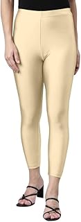 TRENDMALLS Women's Microfiber Elastane Stretch Soft Cropped Leggings with Ultrasoft Waistband for Women Price In India