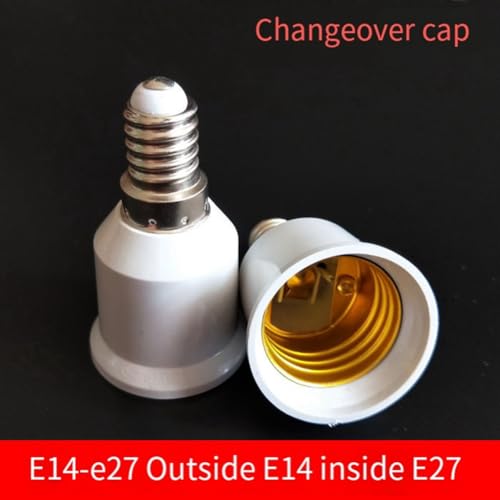 Adaptateur E14 à E27 pour installer facilement vos ampoules standards