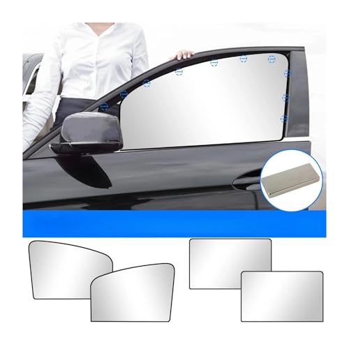 Parasol para coche para bajar la temperatura con cortinas magnéticas 5