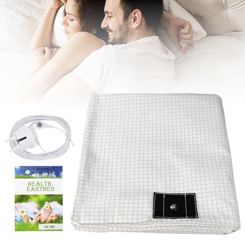 Erdungsmatte mit Erdungsanschlusskabel, Magnetfeldmatte mit 10% Silberfaser...