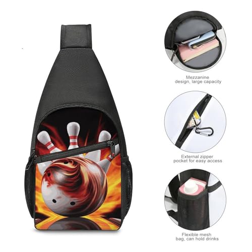 Morrales Sling Bolsa para Bolos para Senderismo Casual miniatura 5