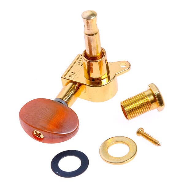 MINHTOANBV Guitar Parts Vintage Style - 6 in Line - Tuners Set - Gold