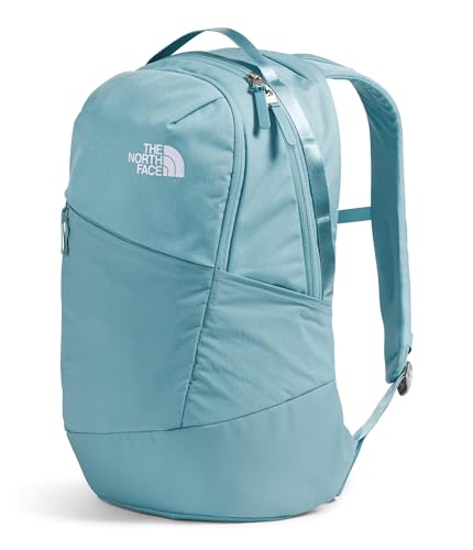 Image of The North Face Women's Isabella 3.0 Backpack | Everyday Travel Bag with 16 inch Laptop Sleeve, Water-Repellent Finish, Women-Specific Fit, Blue Eclipse Light Heather /TNF White, One Size