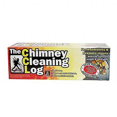 Chimney Cleaning Log for Real Fires - Lasts for 60 Fires