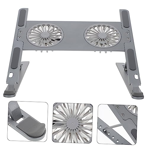Base para laptop con ventilador y ajuste de altura HOMSFOU miniatura 3