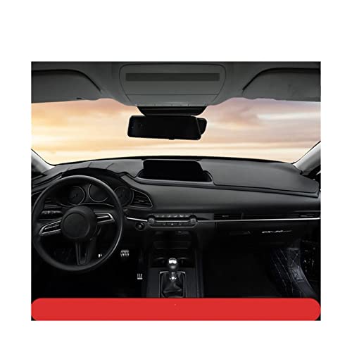 �Ԃ̊v�_�b�V���{�[�h�}�b�g�J�o�[�p�b�h�R Uv �T���V�F�[�h�v��p�l���J�[�y�b�g �ɓK������ �}�c�_ CX30 CX-30 2020 2021 2022 HETEVSCCK(LHD With HUD 1)