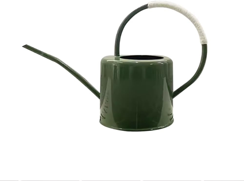 Retro Style Gorgeous Long Spout/Iron Watering Can Gardening Tool 1.7 L (Black)