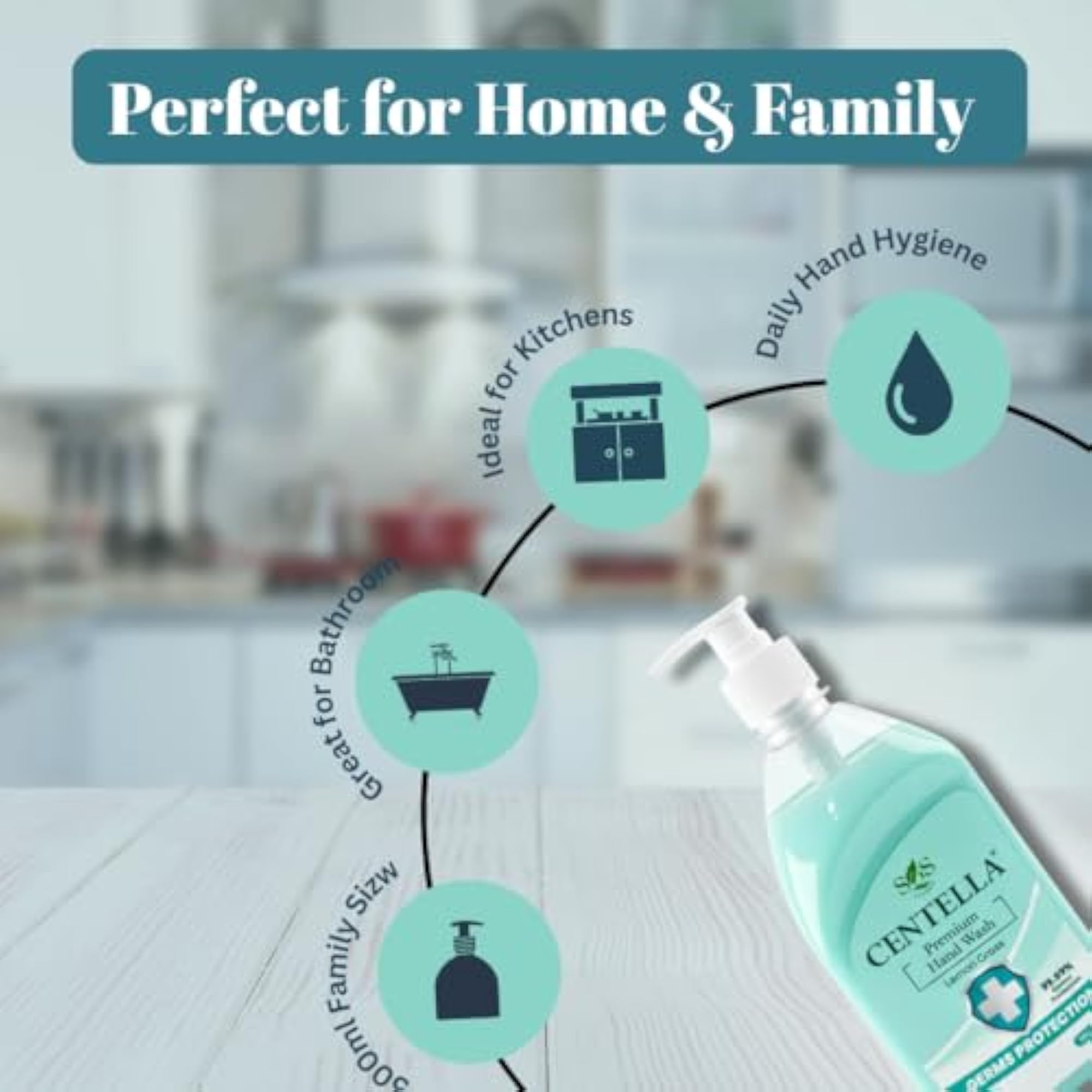 Herbal Based Hand Wash with Lemon Grass, 500ml